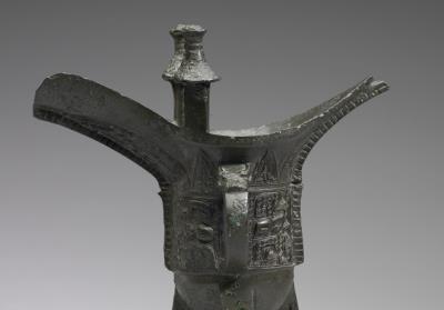 图片[3]-Jue wine vessel with inscription “Zi”, late Shang period, c. 13th-12th century BCE-China Archive